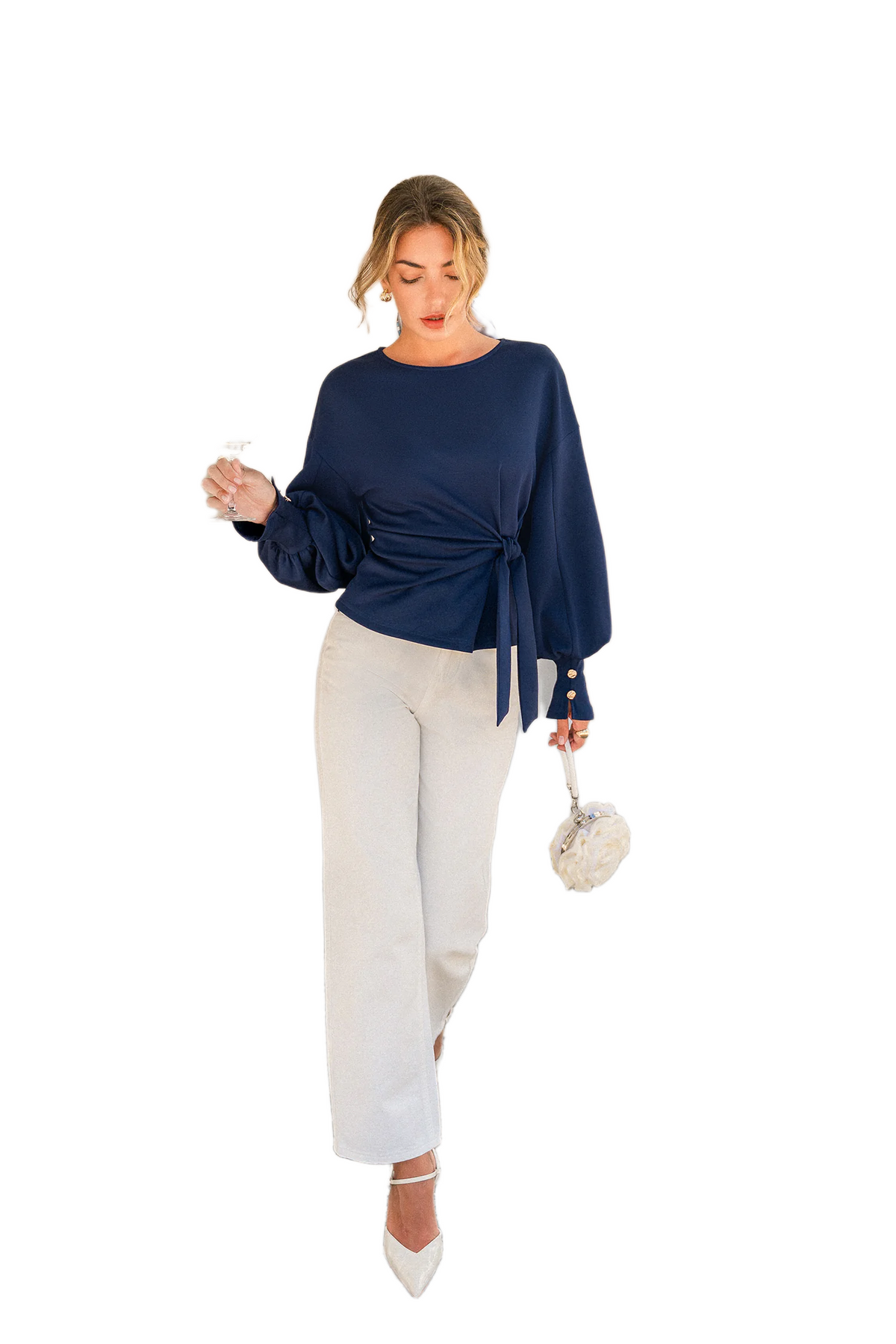 Veylora Bow-Tie Top